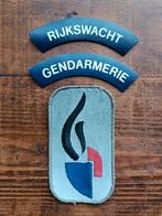 RIJKSWACHT * GENDARMERIE #2, Verzenden, Rijkswacht, Embleem of Badge