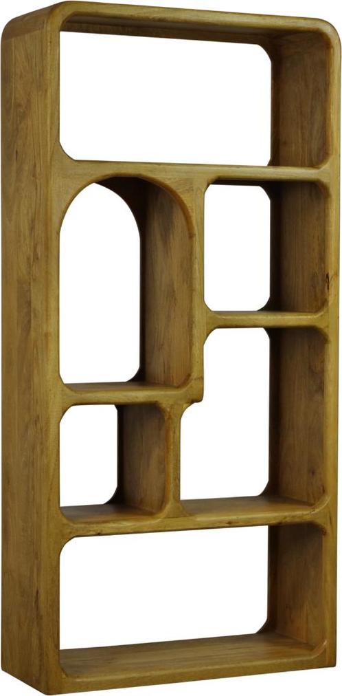 BOEKENKAST RECHT tropisch hardhout 86cm breed voorraad, Huis en Inrichting, Kasten | Boekenkasten, Nieuw, 50 tot 100 cm, 150 tot 200 cm