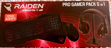 Toetsenbord Raiden + extra gaming mouse beschikbaar voor biedingen