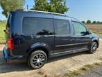 Blauwe Volkswagen Caddy Maxi 7 zit, Auto's, 4 cilinders, CNG (Aardgas), Blauw, 7 zetels