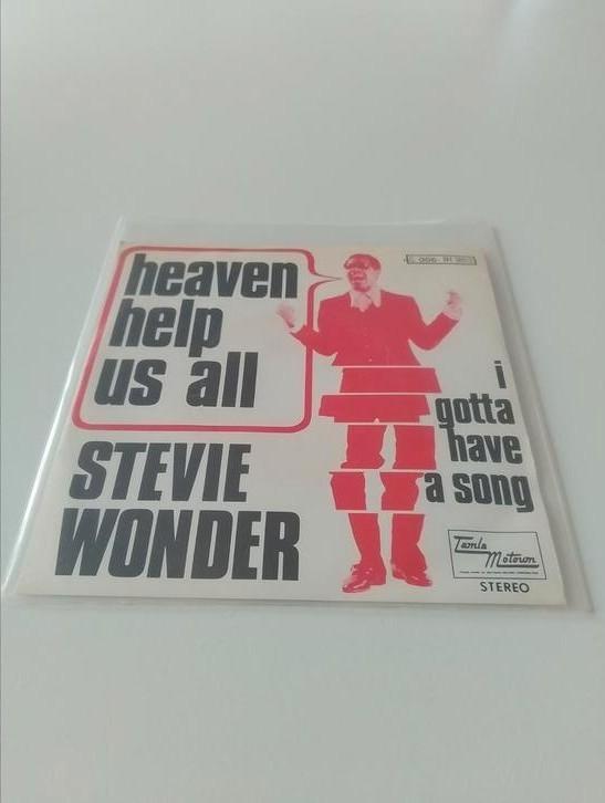 Stevie wonder - Heaven help us all ( Belgium), Cd's en Dvd's, Vinyl Singles, Zo goed als nieuw, Ophalen of Verzenden