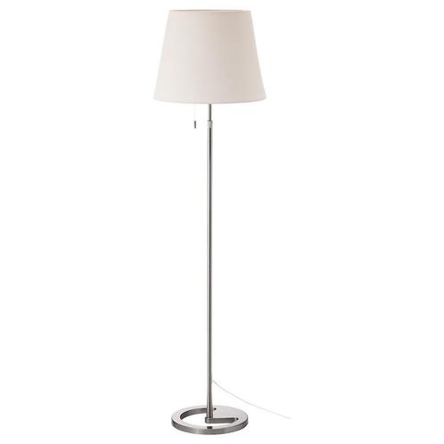 Staande lamp, Huis en Inrichting, Lampen | Vloerlampen, Zo goed als nieuw, Metaal, Stof, Ophalen of Verzenden