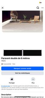 Paravent neuf dans son carton, Tickets & Billets