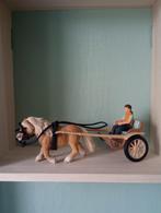 Schleich Shetlander met Sulky 42040, Verzenden, Zo goed als nieuw, Paard, Beeldje of Figuurtje