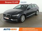 Volvo V90 2.0 D4 (bj 2019, automaat), Auto's, Volvo, 1969 cc, 5 deurs, Adaptive Cruise Control, Zilver of Grijs