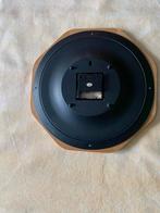 Wandklok lichtbruine rand, Ophalen, Zo goed als nieuw, Wandklok