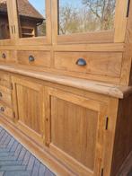 Teak buffetkast/vitrinekast GRATIS LEVERING, Huis en Inrichting, Kasten | Buffetkasten, Ophalen of Verzenden, Zo goed als nieuw