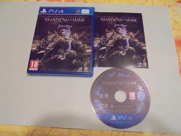 Playstation 4 Middle-Earth Shadow of War (orig), 1 joueur, Envoi, Utilisé, À partir de 18 ans