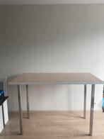Hoge tafel (tafelblad + 4 RVS poten), Ophalen, Zo goed als nieuw