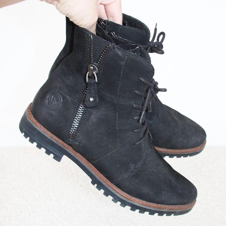 Magnifiques bottes en cuir Marco Tozzi s23 (taille 41) €95,-, Vêtements | Femmes, Chaussures, Comme neuf, Boots et Botinnes, Noir