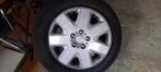 4 Pneus hiver 195/65/15 MICHELIN, Ophalen, Gebruikt, 15 inch, Winterbanden