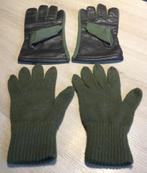 2 paar ABL khaki handschoenen in elkaar passend, Verzamelen, Ophalen of Verzenden, Overige soorten, Kleding of Schoenen