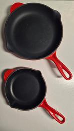 Art. 913 LE CREUSET - Set de Poêles, Enlèvement, Comme neuf, Ensemble de casseroles