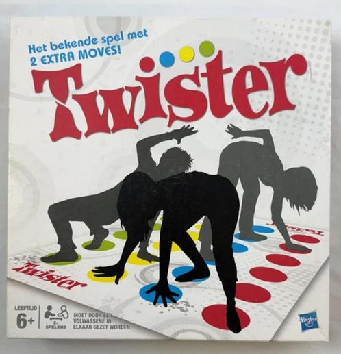 Twister Hasbro partyspel Gezelschapsspel Vanaf 6 jr Compleet, Hobby en Vrije tijd, Gezelschapsspellen | Bordspellen, Zo goed als nieuw