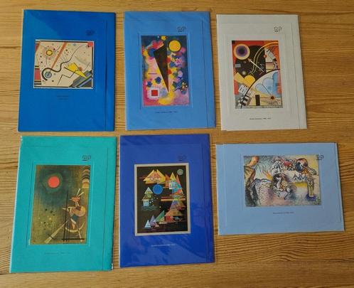 6 kunst wenskaarten (set 27) Wassily Kandinsky, Divers, Cartes de voeux, Neuf, Enlèvement ou Envoi