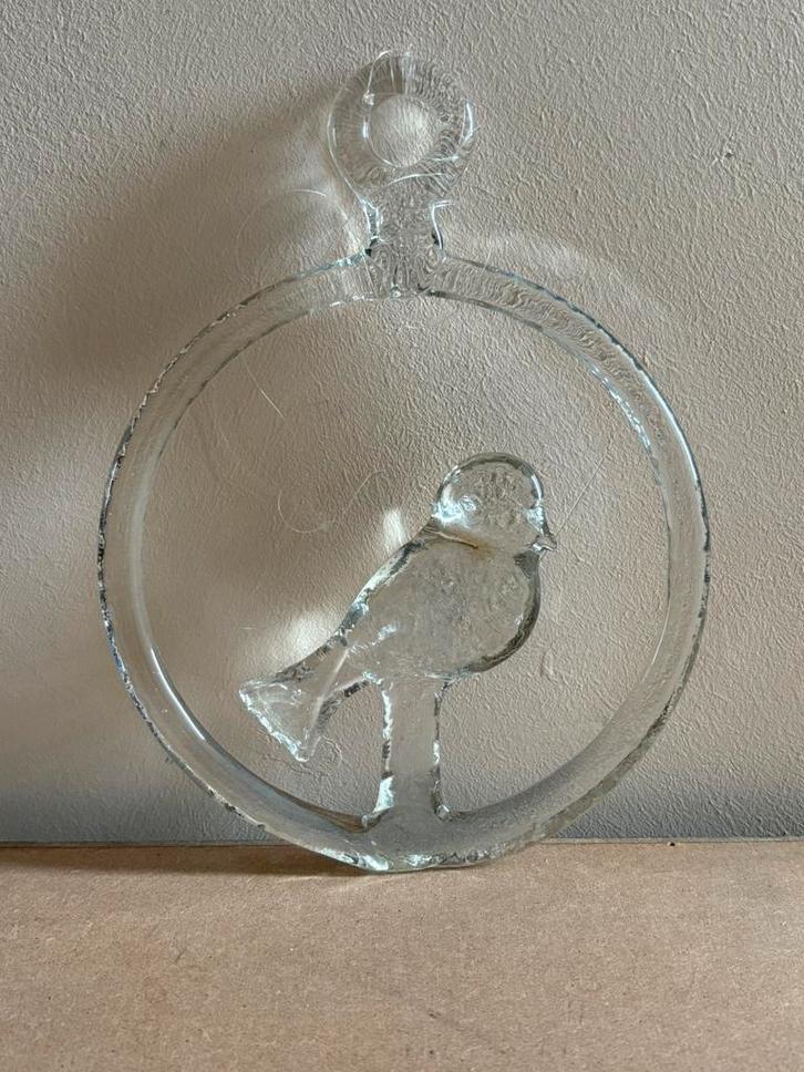 glazen KOSTA BODA raamhanger vogel (design), Huis en Inrichting, Woonaccessoires | Wanddecoraties, Zo goed als nieuw, Verzenden