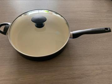 Green Pan hapjes pan 30cm zwart incl deksel, Enlèvement, Neuf