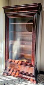 Biedermeier vitrinekast in mahonie, rond 1850, Ophalen, Gebruikt