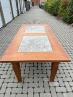 Teakhouten eettafel (Massive), Huis en Inrichting, Tafels | Eettafels, Ophalen, Gebruikt, 100 tot 150 cm, Teakhout