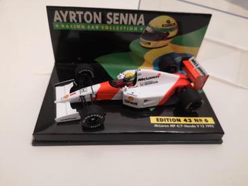 senna 1992 MINICHAMPS Mclaren mp4/7 F1 1/43 