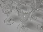 Kristallen glazen op voet, Verzamelen, Glas en Drinkglazen, Ophalen of Verzenden, Zo goed als nieuw, Borrel- of Shotglas