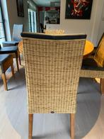 6 chaises Exotic Loom rotin & nubuck brun, Enlèvement, Comme neuf