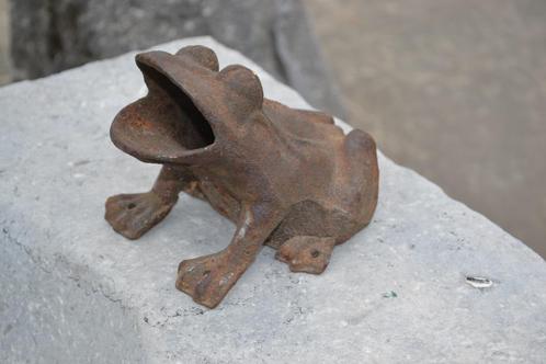 gietijzeren kikker vanop pudebak, Antiek en Kunst, Curiosa en Brocante, Ophalen