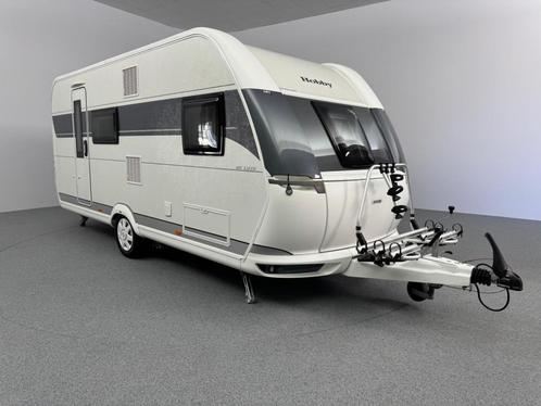 Hobby De Luxe 490 KMF Stapelbed Voortent Mover Fietsendrager, Caravans en Kamperen, Caravans, Treinzit, Hobby, Dwars-stapelbed