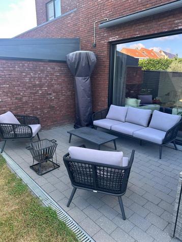 Complete loungeset + vuurkorf  Deze week maar €300! beschikbaar voor biedingen