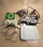 Playstation 1 - PS1 - PS One - 2 manettes - 2 jeux, Consoles de jeu & Jeux vidéo, Enlèvement, Utilisé, Avec 2 manettes, Avec jeux