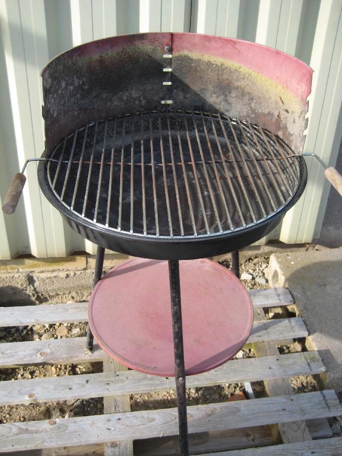 Houtskool barbeque met RVS 316 rooster, Tuin en Terras, Houtskoolbarbecues, Gebruikt, Ophalen of Verzenden