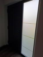 aluminium voordeur, Bricolage & Construction, Fenêtres & Moustiquaires, Porte extérieure, Enlèvement, 200 à 215 cm, Utilisé