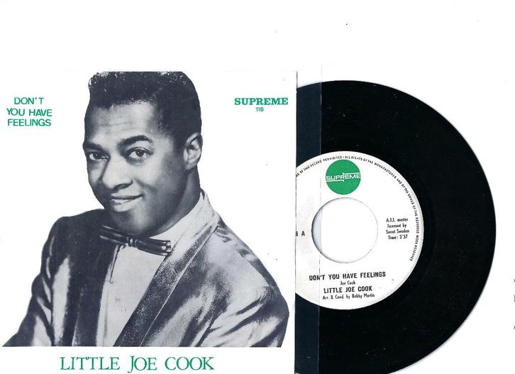 Little Joe Cook – Don't You Have Feelings, Cd's en Dvd's, Vinyl Singles, Zo goed als nieuw, Single, R&B en Soul, 7 inch, Ophalen of Verzenden