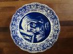 Delftsblauw wandbord Bosch La Louvière, Ophalen of Verzenden