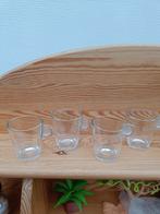 Nespresso. Espressotassen in glas. Aantal 4., Enlèvement ou Envoi, Comme neuf, Verre, Verre ou Verres