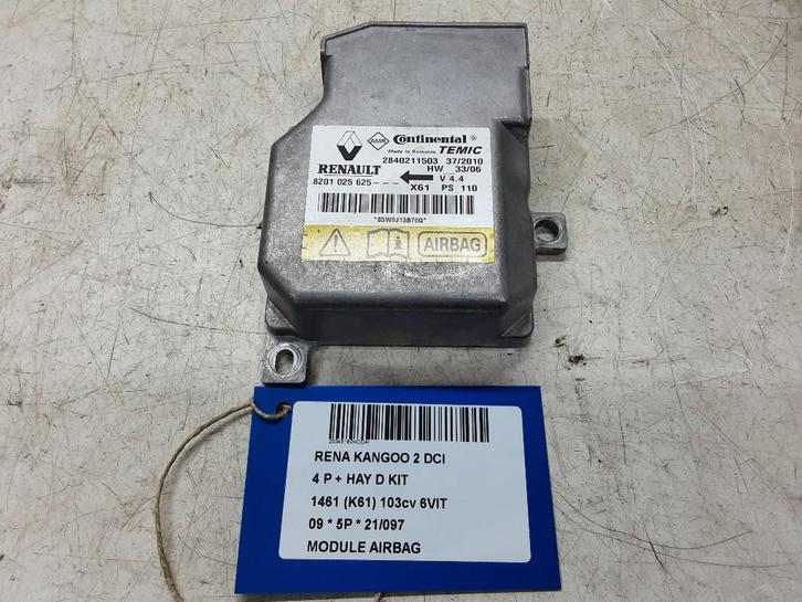 COMPUTER AIRBAG Kangoo / Grand Kangoo (KW) (8201025625), Auto-onderdelen, Elektronica en Kabels, Renault, Gebruikt