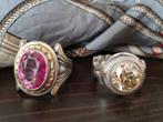 Chevalière en argent, Handtassen en Accessoires, Ringen, Ophalen, Gebruikt, Kleiner dan 17, Zilver
