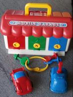 Mobile garage + 2 autootjes en sleutelsgarage, Ophalen of Verzenden, Gebruikt