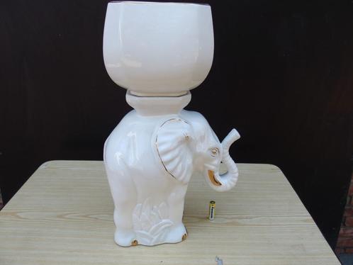 bloemenstaander/beeld olifant/bloempot, Tuin en Terras, Bloempotten, Zo goed als nieuw, Terracotta, Ophalen of Verzenden