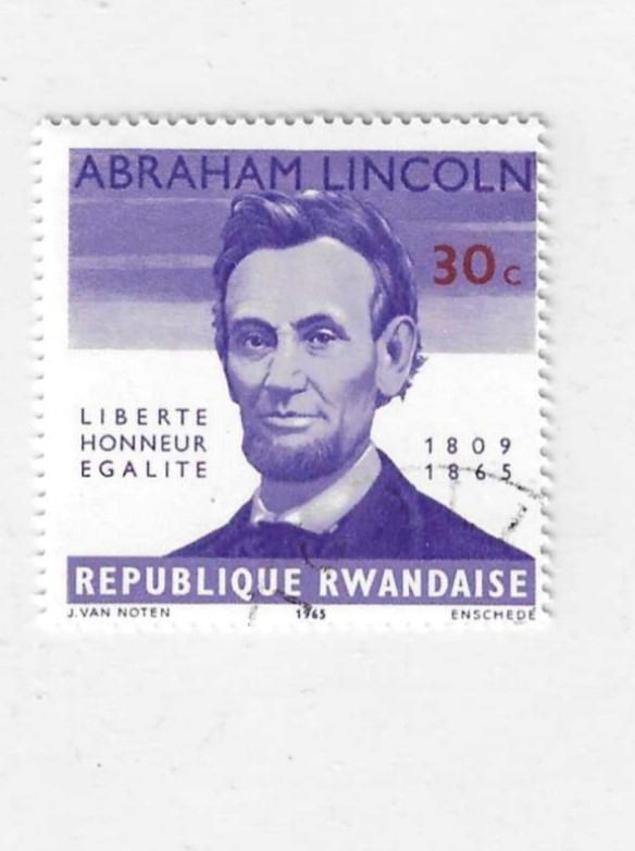 Postzegel Rwanda, Postzegels en Munten, Postzegels | Afrika, Gestempeld, Overige landen, Ophalen of Verzenden