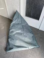 Zitzak Lebel twisted 100 x 145 cm, Ophalen, Zo goed als nieuw, Grijs, Zitzak