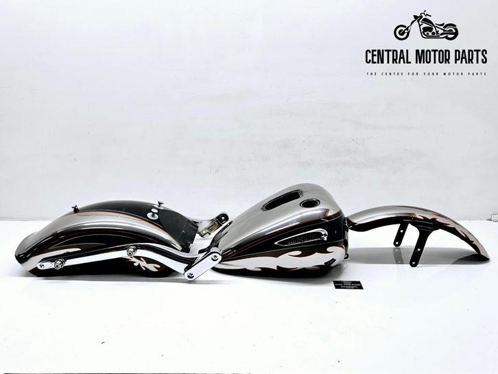 CVO Breakout 2013-2017 Tankset Molten Silver, Motoren, Onderdelen | Harley-Davidson, Gebruikt, Ophalen of Verzenden