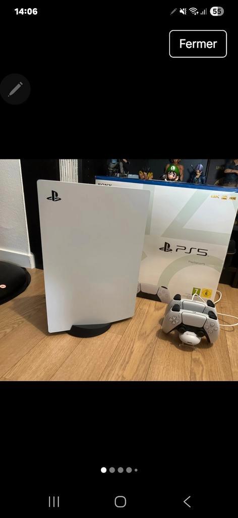 Ps5 Fat disk 1to/3To possible/deux manettes, Consoles de jeu & Jeux vidéo, Consoles de jeu | Sony PlayStation 5, Comme neuf, Enlèvement