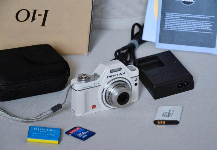 Pentax Optio I-10 compact digitale camera, Audio, Tv en Foto, Fotocamera's Digitaal, Zo goed als nieuw, Compact, Pentax, 4 t/m 7 keer