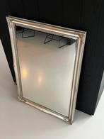 Antieke spiegel met zilveren lijst, Huis en Inrichting, Woonaccessoires | Spiegels, Ophalen, 100 tot 150 cm, Zo goed als nieuw
