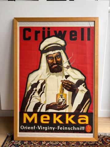 Vintage Poster Crüwell-Tabak beschikbaar voor biedingen
