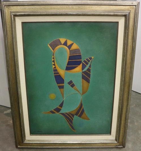 Gerard LAENEN, Lyrische abstractie 1977, Antiek en Kunst, Kunst | Schilderijen | Abstract, Ophalen