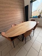 Table salle a manger 6-8 pers avec 8x chaises - parfait état, Maison & Meubles, 150 à 200 cm, Cinq personnes ou plus, Comme neuf