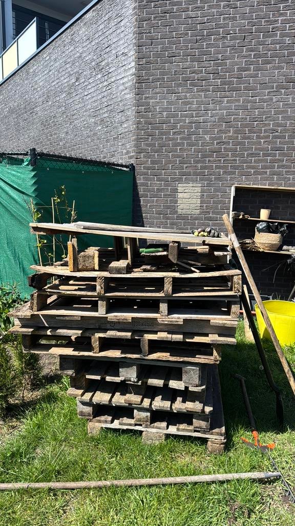 Gratis paletten/hout, Ophalen, Gebruikt, Pallet