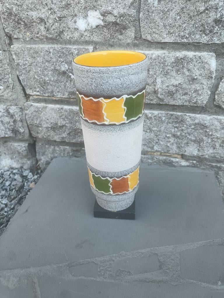 Vintage jaren '60 West Germany keramische vaas, Ophalen